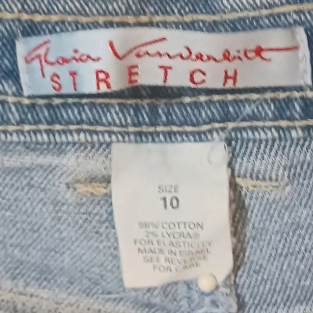 Gloria Vanderbilt Blue Jean Shorts High-Waisted Casual - Picture 4 of 4